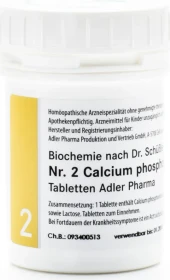 Adler Schüßler Salz Nr. 2 Calcium phosphoricum Tabletten,   500g