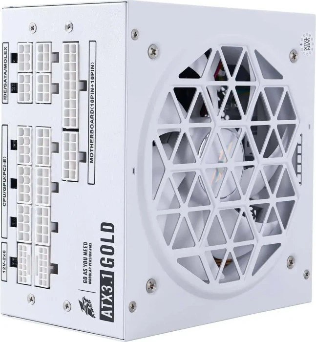 1st Player NGDP Gold weiß 1000W, ATX 3.1