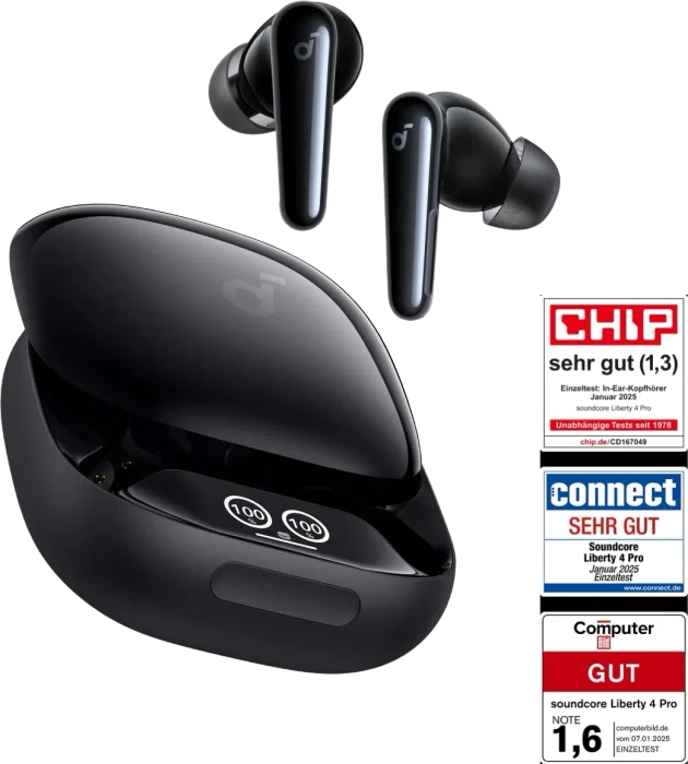 Anker Soundcore Liberty 4 Pro Glossy Black