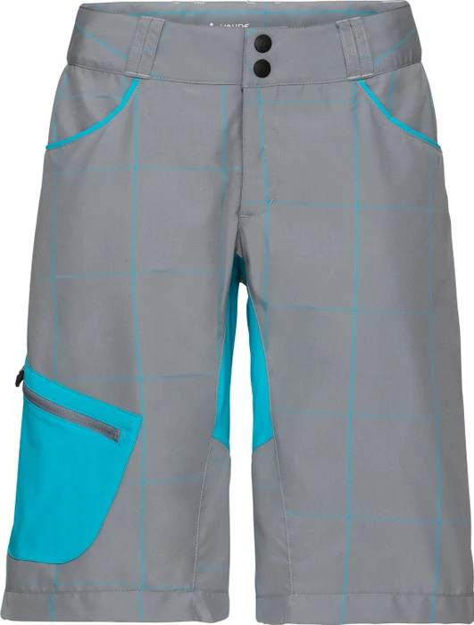 Vaude Craggy Fahrradhose kurz pewter grey (Damen)