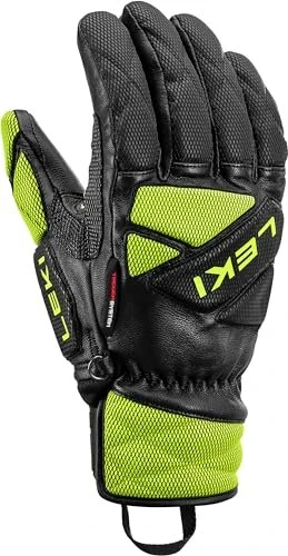 Leki WCR Venom DH 3D Skihandschuhe black/ice lemon