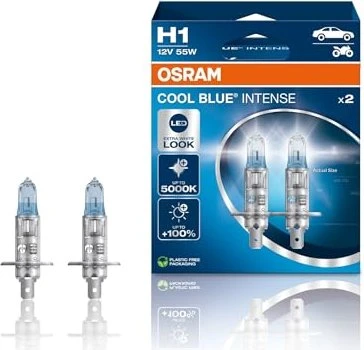 Osram Cool Blue Intense (Next Gen) H1 55W, 2er-Pack Box