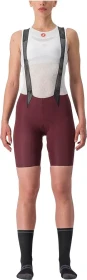 Castelli Free Aero RC Bibtight Fahrradhose lang deep bordeaux (Damen)