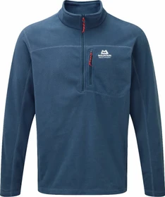 Mountain Equipment Micro Zip-T Funktionsshirt langarm denim blue (Herren)