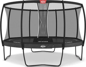 Berg Elite Regular mit Sicherheitsnetz 430cm Trampolin grau