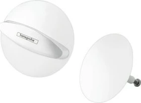 Hansgrohe Flexaplus Abdeckung für Ab- & Überlaufgarnituren, Kunststoff weiß matt