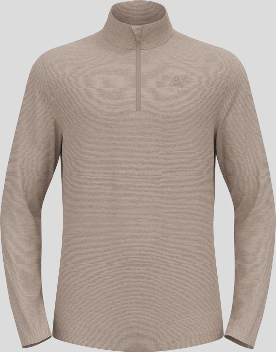Odlo Roy Midlayer Half Zip Funktionsshirt langarm cinder/silver cloud (Herren)