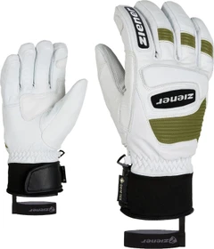Ziener Guard-Z GTX + Gore Grip PR Skihandschuhe white/deep olive
