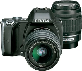 Pentax K-S1 schwarz mit Objektiv smc DA L 18-55mm 3.5-5.6 AL und smc DA L 50-200mm 4.0-5.6 ED