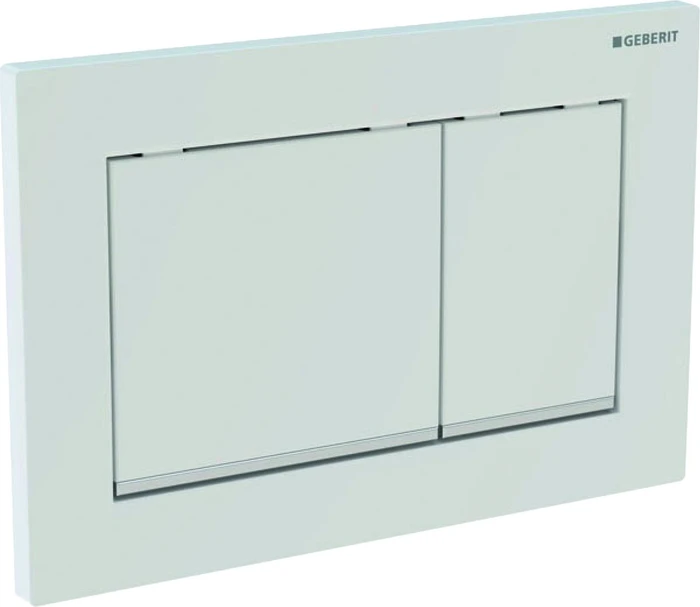 Geberit Omega30 Betätigungsplatte mattverchromt/glanzverchromt/mattverchromt