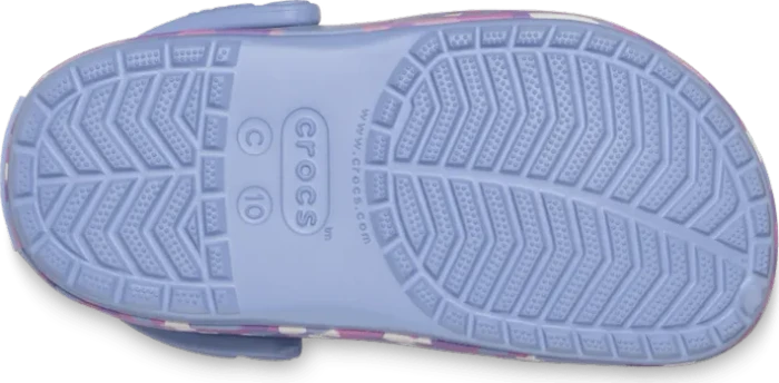 Crocs Toddler Crocband Glow Confetti Band Clog blue haze/multi (Junior)