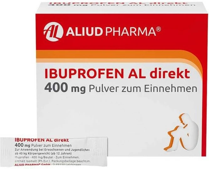 Aliud Ibuprofen AL direkt 400mg Pulver Portionsbeutel, 20 Stück