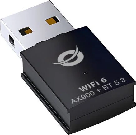Conceptronic ABBY26B WLAN-Adapter, AX900, 2.4GHz/5GHz WLAN, Bluetooth 5.3, USB-A 2.0 [Stecker]