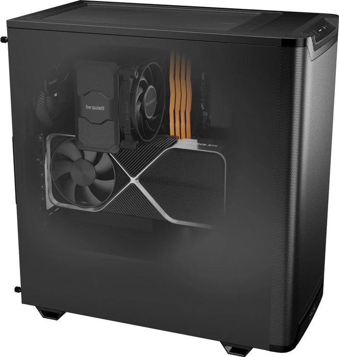 be quiet! Pure Base 501 Airflow Black, schallgedämmt