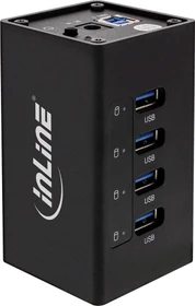 InLine USB-Hub, 4x USB-A 3.0, USB-B 3.0 [Buchse] (35395A)