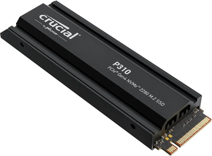 Crucial P310 SSD 2TB, M.2 2280 / M-Key / PCIe 4.0 x4, Kühlkörper