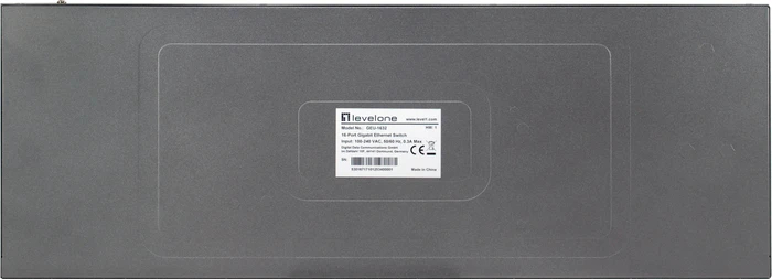 LevelOne GEU Rackmount Gigabit Switch, 16x RJ-45