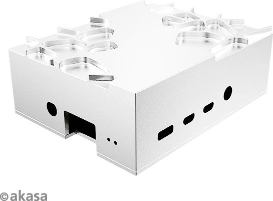 Akasa Gem Pro für Raspberry Pi 4, silber/grau