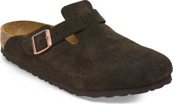 Birkenstock Boston Veloursleder mocca (Damen)