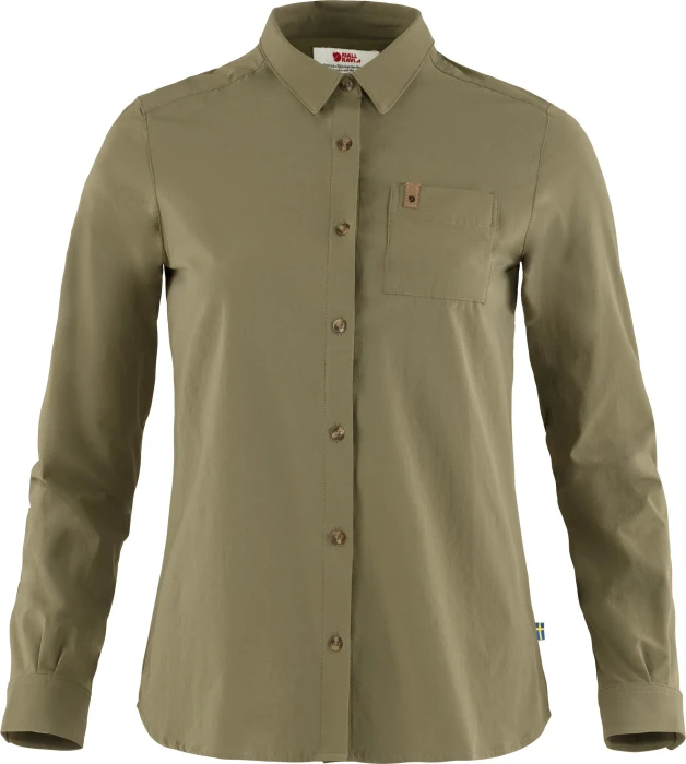 Fjällräven Övik Lite Hemd langarm grün (Damen)