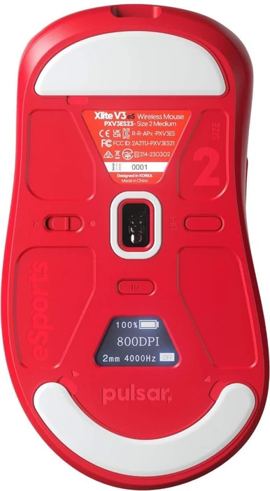 Pulsar Gaming Gears Xlite v3 eS Wireless Red Edition, USB