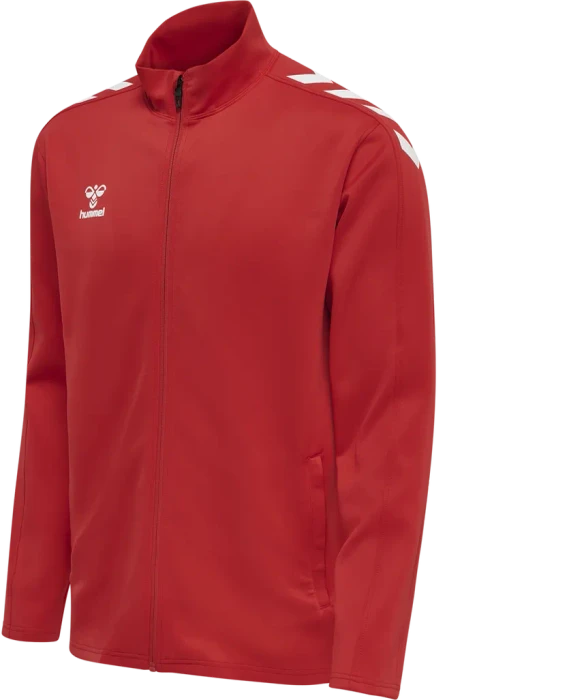 hummel Core XK Poly Zip Sweat Trainingsjacke true red