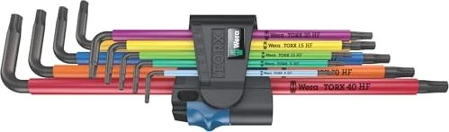 Wera 967/9 TX XL HF 1 Multicolour Torx Winkelschlüsselsatz, 9-tlg.