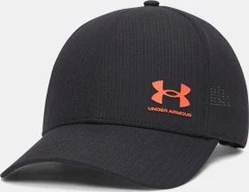 Under Armour ArmourVent Kappe black/venom red (Herren)