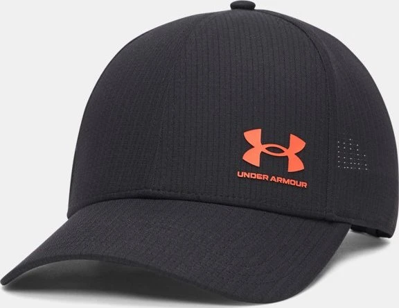 Under Armour ArmourVent Kappe black/venom red (Herren)