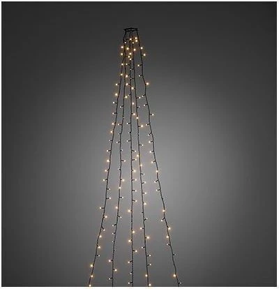 Konstsmide Baumlichtermantel Lichterkette LED 150x bernstein (6360-820)
