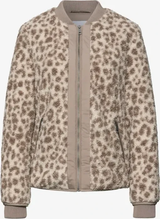 Street One Blouson mit Leomuster Jacke cashmere grey (Damen)