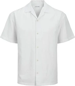 Jack & Jones Relaxed Fit Hemd kurzarm weiß (Herren)