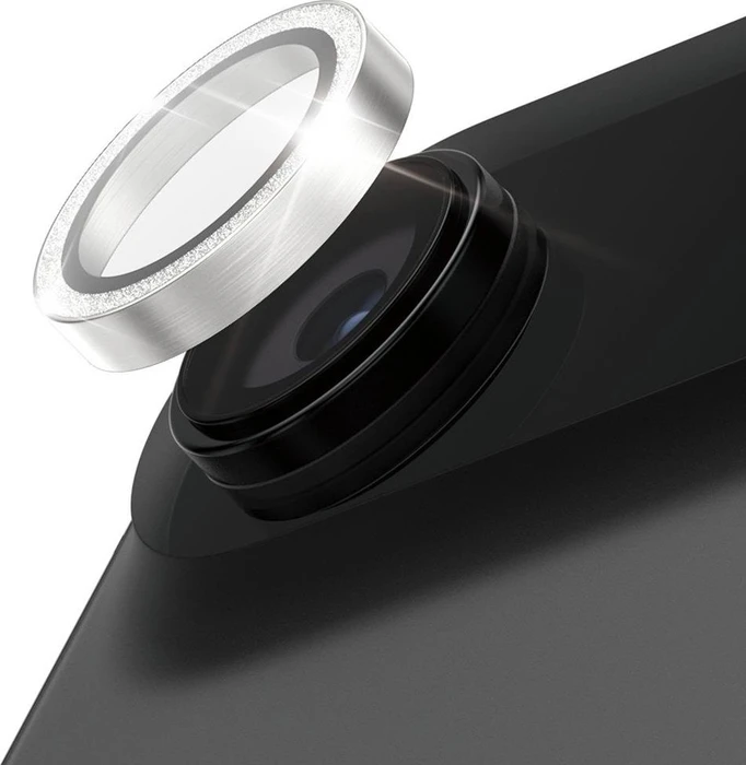 PanzerGlass Hoops Camera Lens Protector Glitter Silver für Apple iPhone Air