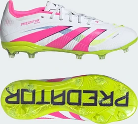adidas Predator Elite FG cloud white/lucid pink/lucid lemon (Junior)