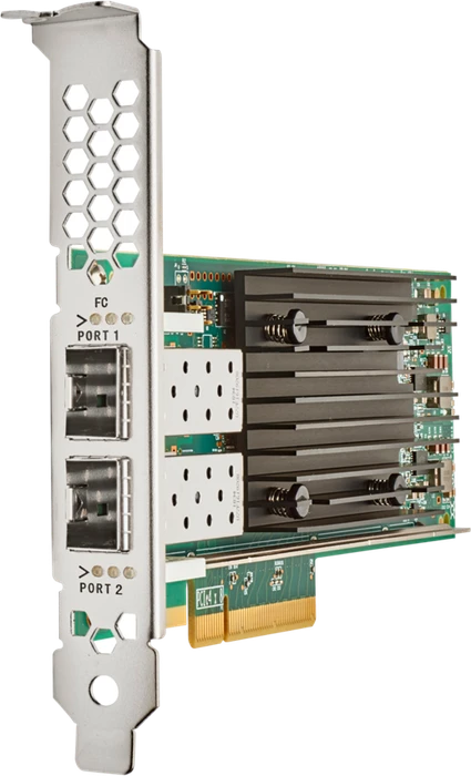 HPE SN1610Q 32Gb FC HBA Dual Port, 2x SFP+, PCIe 4.0 x8