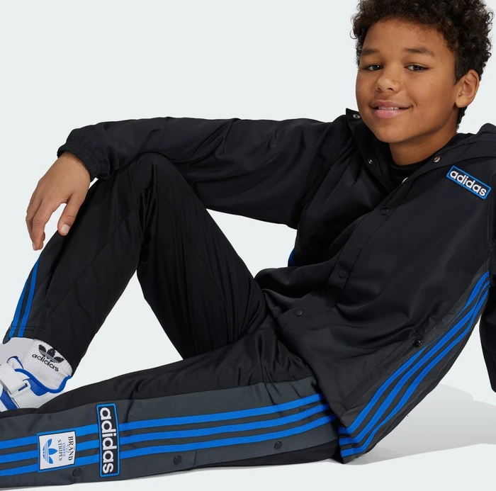 adidas Adibreak Trainingshose lang black/carbon/blue (Junior)