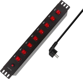 LogiLink 8-fach, 230V, 2m