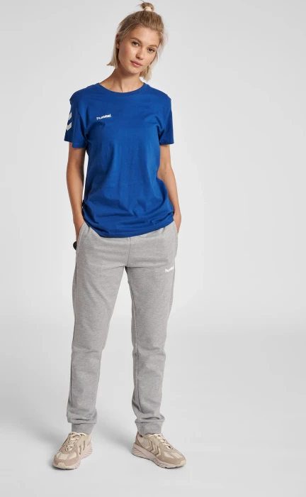 hummel GO Cotton T-Shirt kurzarm true blue