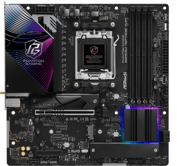 ASRock Phantom Gaming B850M Riptide WiFi (AMD AM5)