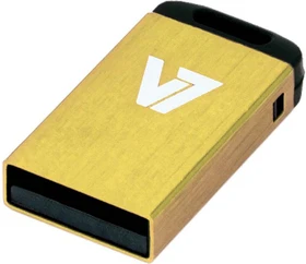 V7 Nano USB-Stick 4GB gelb, USB-A, USB 2.0