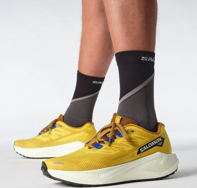 Salomon Aero Blaze 3 Grvl spicy mustard/vanilla ice/nautical blue (Herren)