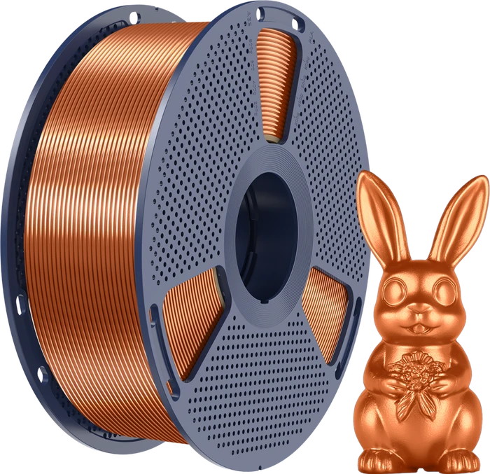 Sunlu Silk PLA+, Red Copper, Spule, 1.75mm, 1.00kg