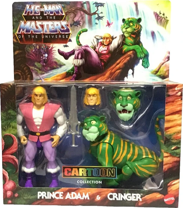 Mattel Masters of the Universe - Origins - Cartoon Collection Prince Adam und Cringer