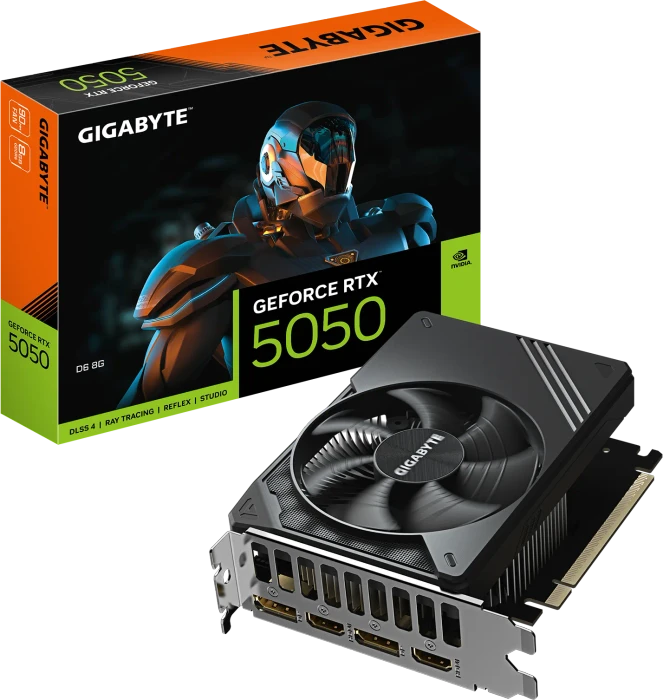 GIGABYTE GeForce RTX 5050 D6 8G, 8GB GDDR6, 2x HDMI, 2x DP