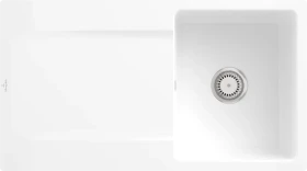 Villeroy & Boch Siluet Flat 880x490mm Einbau Becken reversibel weiß alpin