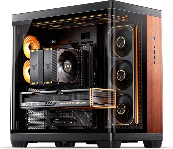 Jonsbo TK-4 Wood, Glasfenster