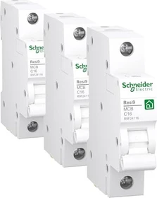 Schneider Electric Leitungsschutzschalter Resi9 1P 16A C 6kA