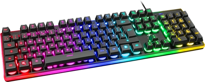 Deltaco Gaming Running RGB, schwarz, USB, UK
