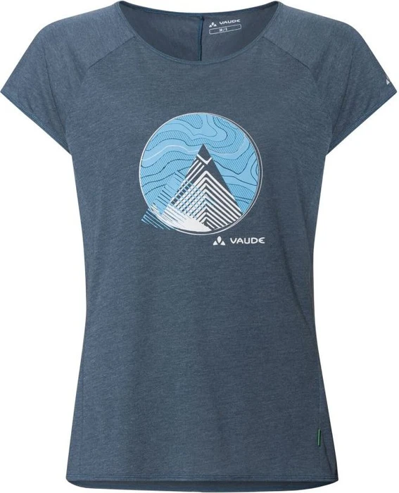 Vaude Tekoa II Funktionsshirt kurzarm dark sea uni (Damen)