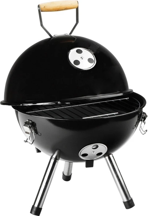 Haushalt International Mini-Kugelgrill schwarz